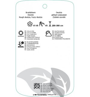 Etichette di diutzia scabra *