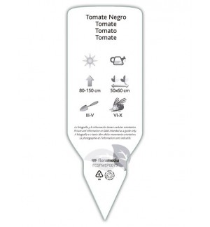 Etichette di Tomate negro