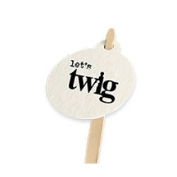 Twig de madera 27 cm