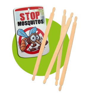 Etichette di Stop mosquitos con Twig