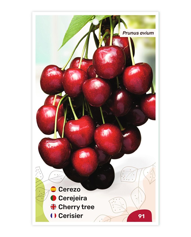 Etiquetas de Cerejeira (vermelha)