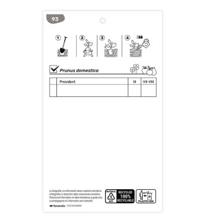 Etichette di Ciruelo Presidint