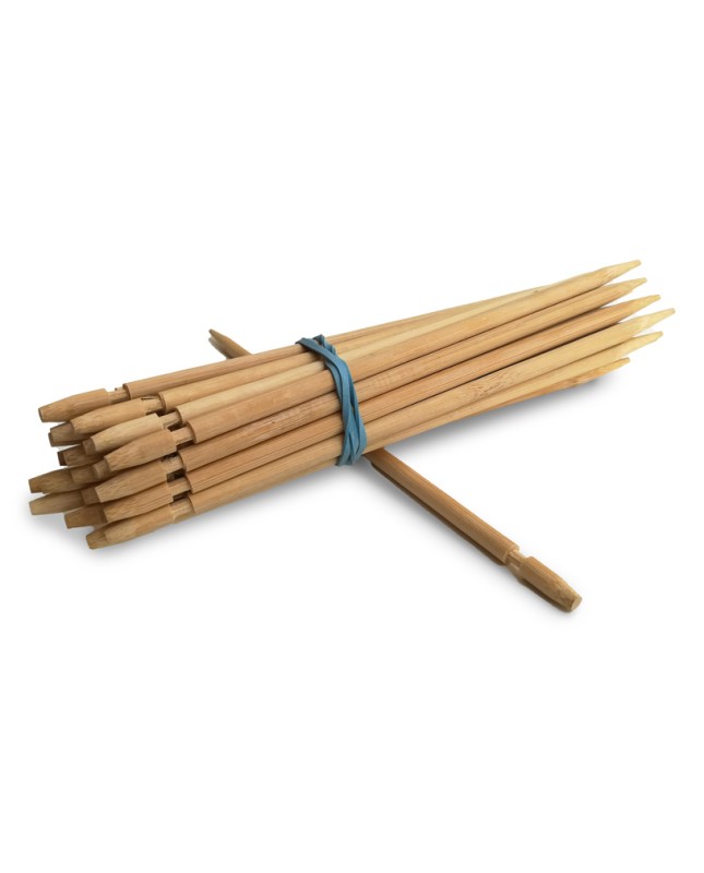 Varas de bambu 21 cm