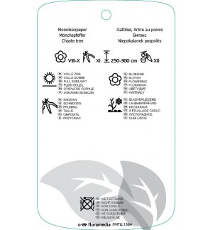 Etichette di Vitex agnus-castus *