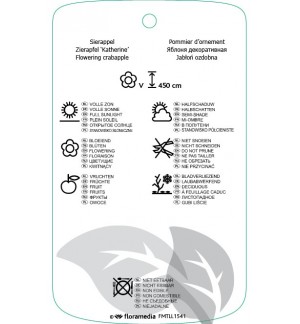 Etichette di Malus ‘Katherine’ *