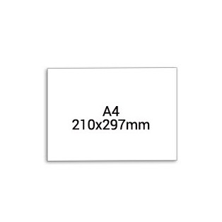 Cartel Din-A4 (1 etiq. hoja) 125 grs.