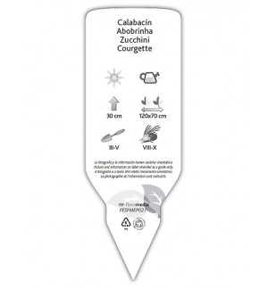 Etiquetas de Calabacín