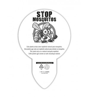 Etiquetas de Stop mosquitos